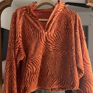 Outdoor Voices PrimoFleece 1/4 zip pullover hoodie